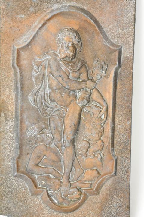 Antique Copper Neo Classical Plaque Salvage (1 of 6)