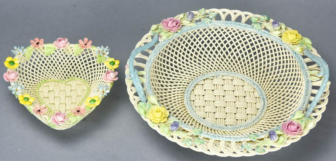 Belleek Ireland Reticulated Porcelain Centerpieces (1 of 8)