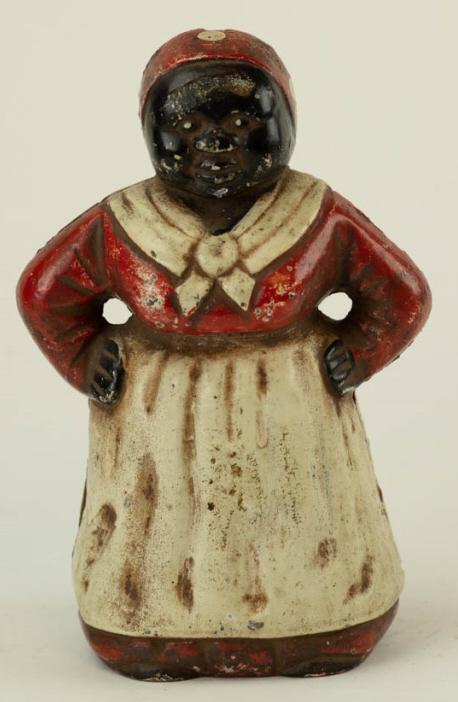 Antique Cast Iron Black Americana Figural Bank (1 of 4)