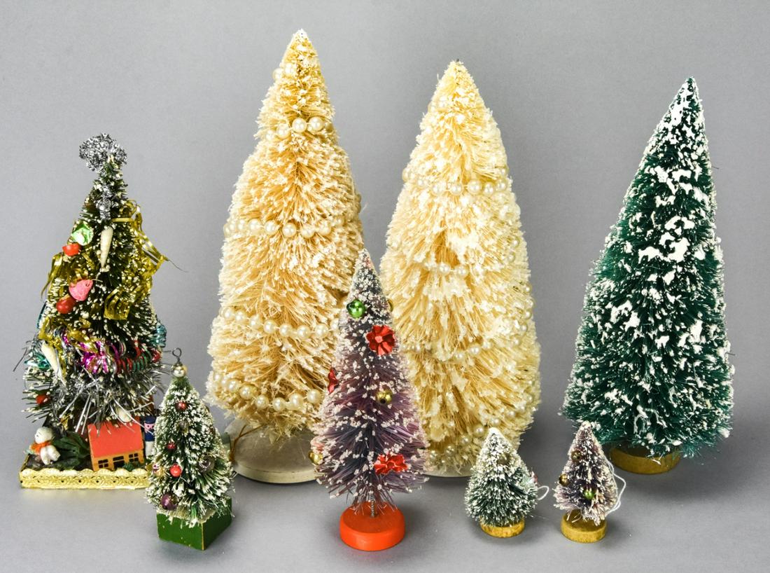 Vintage Doll Size Christmas Decoration Trees (1 of 7)