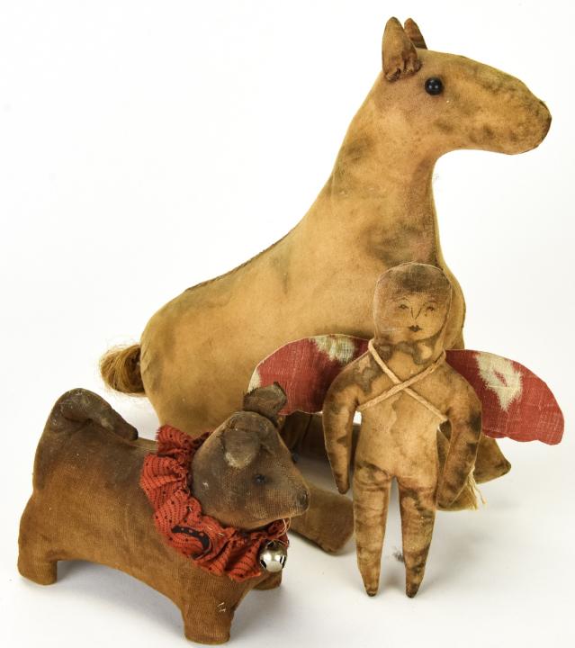 Norma Schneeman Folk Art Angel Doll & Animals (1 of 7)