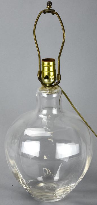 Simon Pearce Hand Blown Glass Vase Mount Lamp (1 of 5)