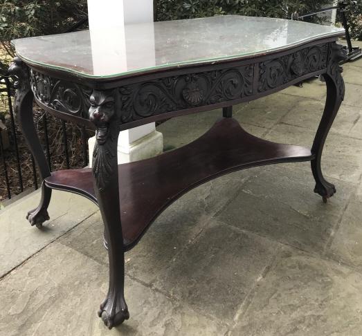 Antique C 1900 R J Horner Style Dragon Desk (1 of 6)