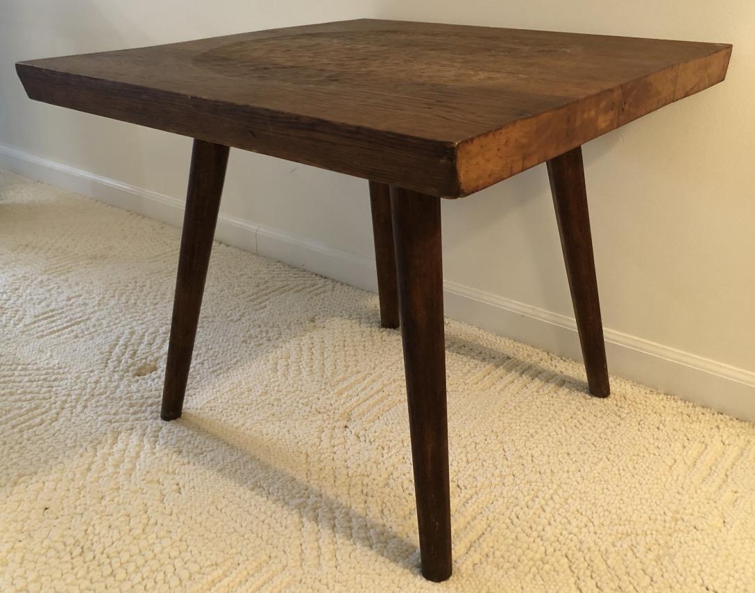 Atelier Marolles, France Mid C Carved Side Table (1 of 6)