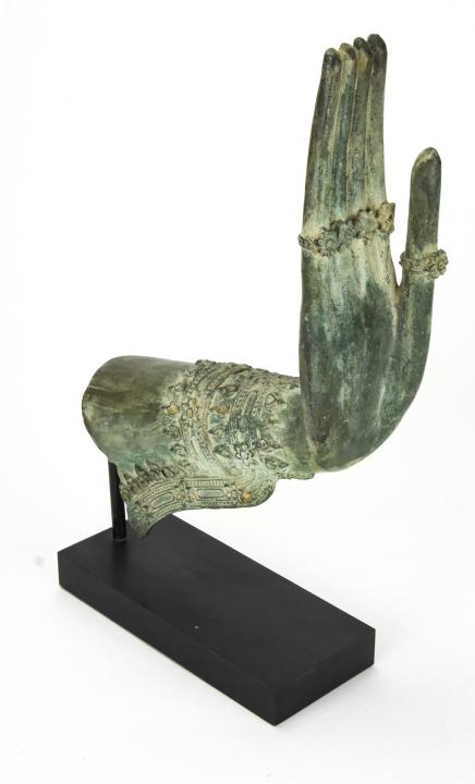 Thai Bronze Buddha Hand Sculpture (1 of 6)