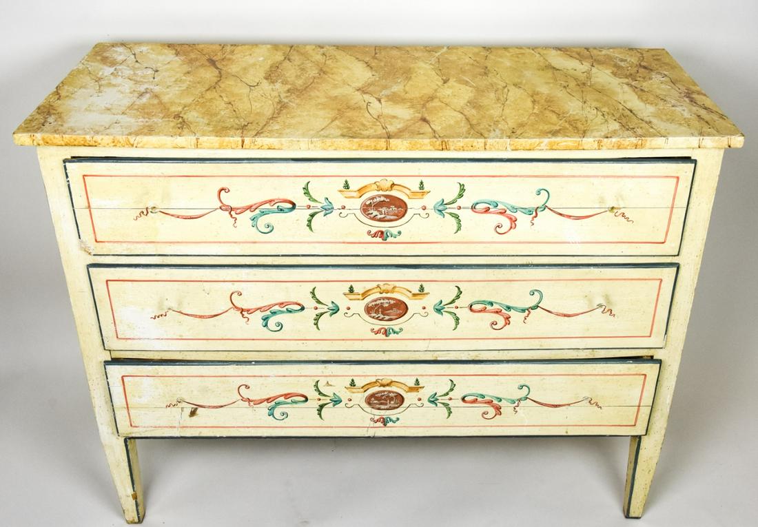 Vintage Hand Painted Swedish Dresser (1 of 9)