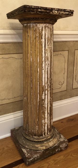 Antique 19th C. Columnar Display Pedestal (1 of 5)
