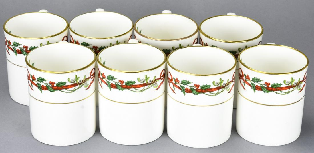 122pcs Royal Worcester Holly Ribbons English China