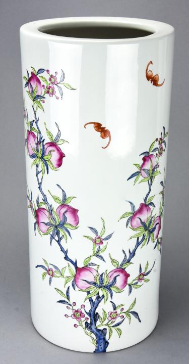 Chinese Porcelain Peach Motif Umbrella Stand (1 of 6)