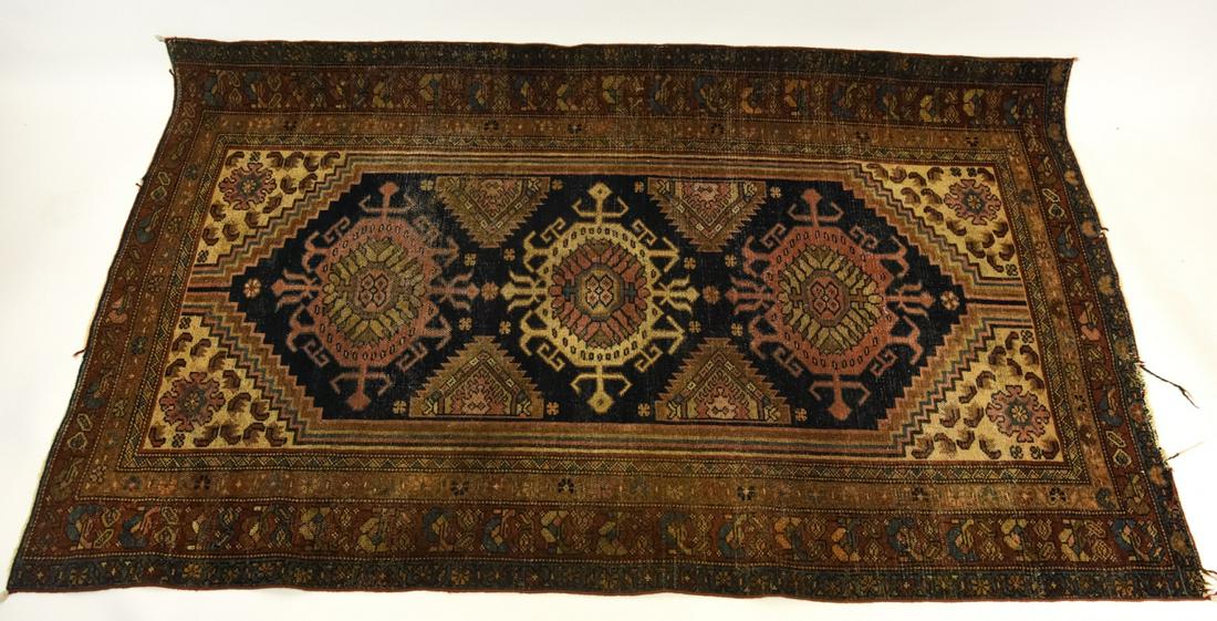 Hand Knotted Armenian Wool  Area Carpet Red / Blue (1 of 8)