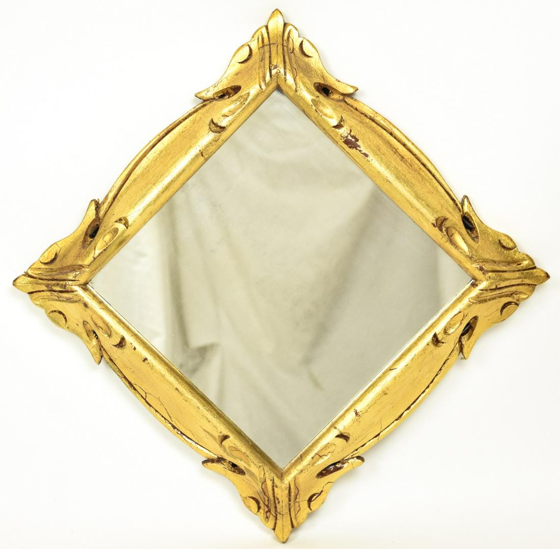 Italian Florentine Style Gilt & Carved Wall Mirror (1 of 5)