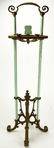 Vtg Painted Cast Iron Standing Cigarette Ashtray
