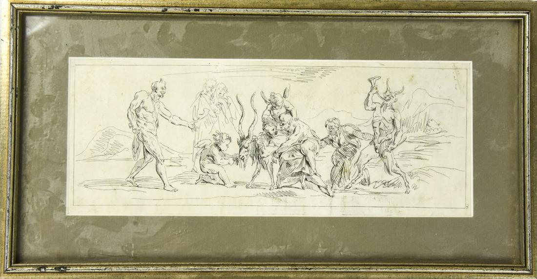 Antique Franz Ertinger C 1680 Framed Engraving (1 of 5)