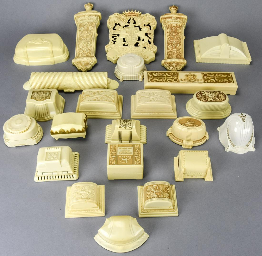 Collection Vintage Celluloid Figural Jewelry Boxes (1 of 7)