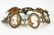 Vintage Sterling & Marcasite Cameo Panel Bracelet - 4