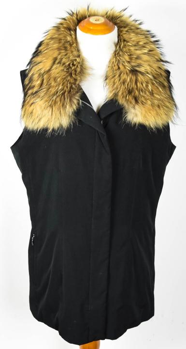 Allegri Fur Lined Hood Vest Jacket (1 of 9)