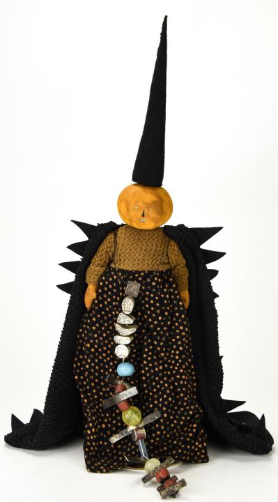 Vintage Handmade Folk Art Jane Cather Doll (1 of 6)