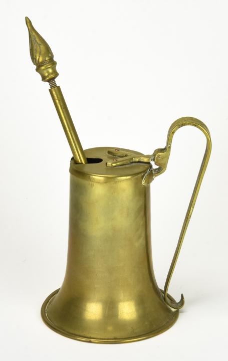 Vintage Brass Kerosene Fireplace Starter Container (1 of 8)