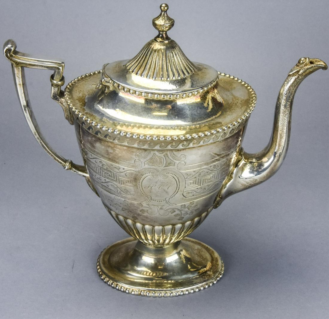 Antique Roger Smith Silver Plate English Tea Pot (1 of 8)