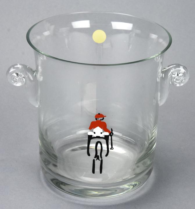 Mid Century Modern Bar Ware Painted Ice Bucket (1 of 6)