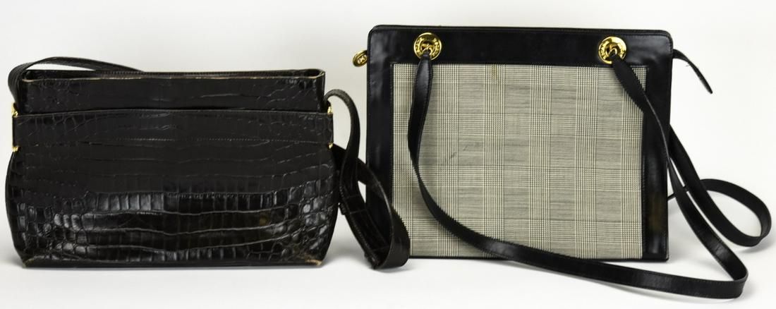 Ferragamo and Escada Leather Handbags (1 of 7)