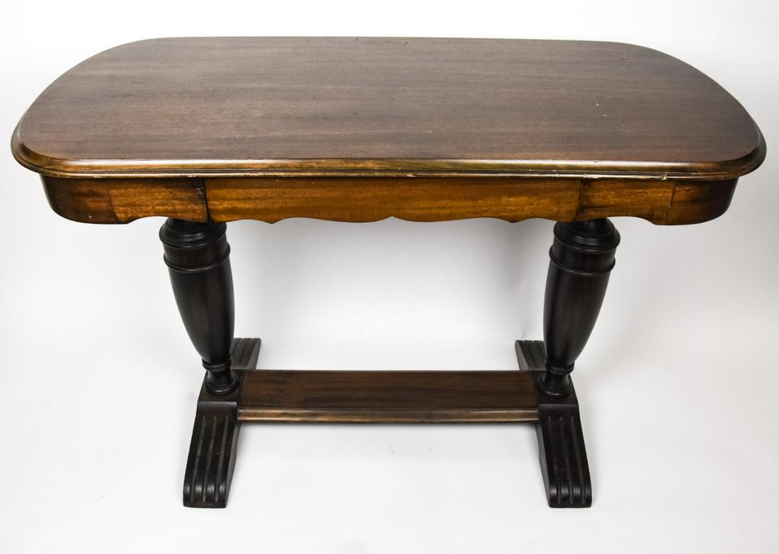 Victorian Carved Parlor Console or Sofa Table (1 of 8)