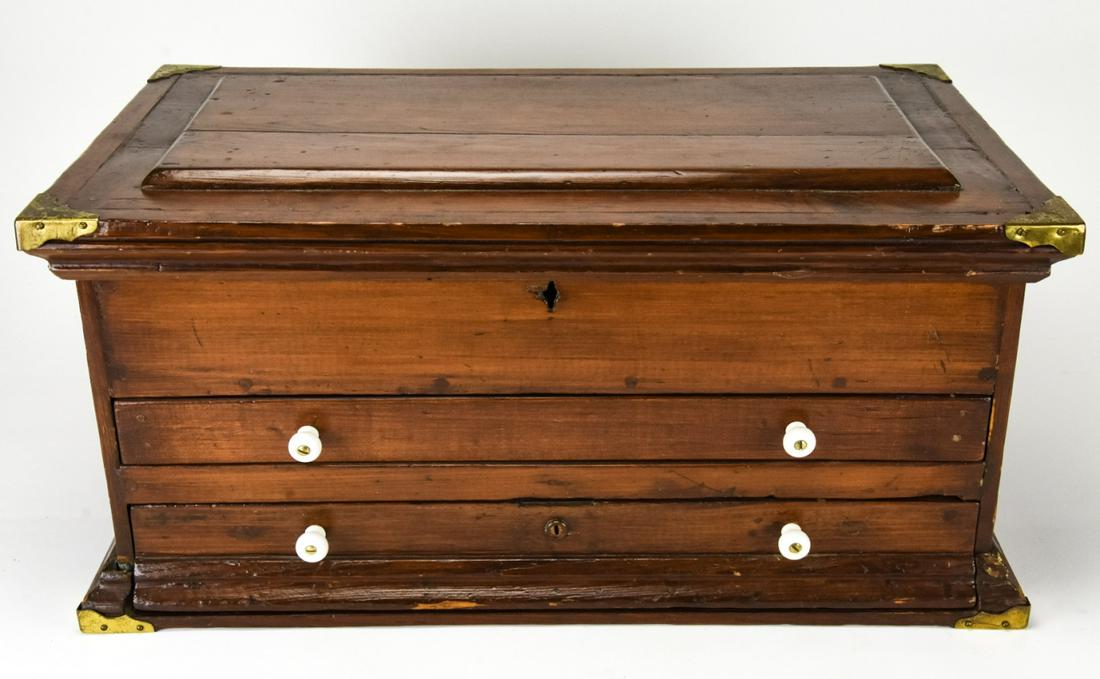 Antique 19th C Table Top Collectors Case / Cabinet (1 of 6)