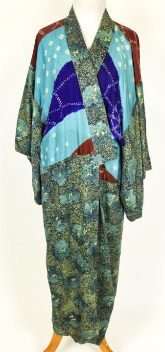 Chinese Dyed Silk Floor Length Robe Jacket (1 of 7)