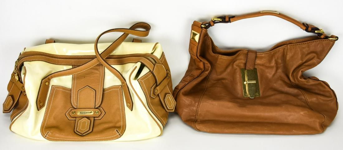 Michael Kors & Eric Javits Camel Leather Purses (1 of 7)
