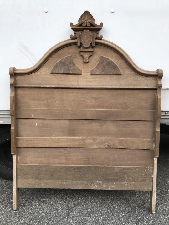 Antique 19th C American Victorian Bed Head Board (1 of 2)