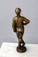 Antique Figural Bronze & Marble Base Jockey Statue - 4
