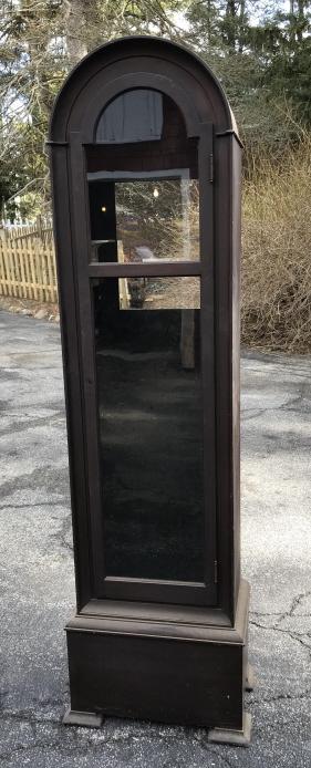 Antique 20th C Mahogany Tone Grandfather Clock (1 of 3)