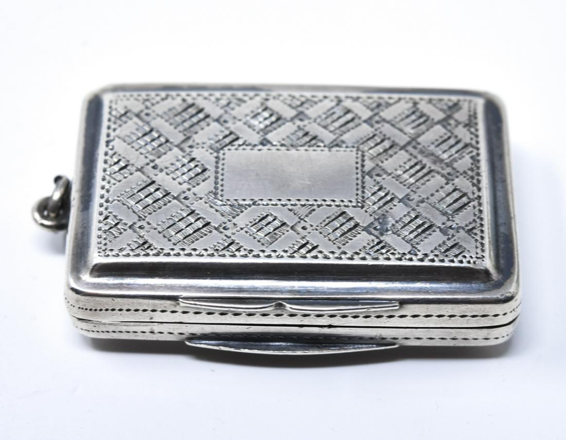Antique C 1830 Thomas Shaw Sterling Vinaigrette (1 of 8)