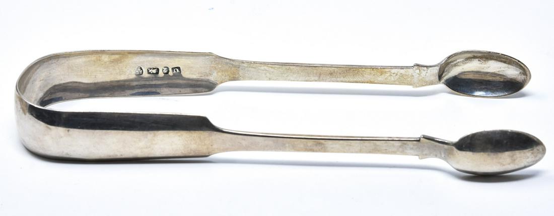 Antique English Sterling Silver Serving Tongs (1 of 5)