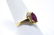 Vintage 10kt Yellow Gold Diamond & Ruby Ring - 3