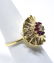Estate 14kt Yellow Gold Ruby & Diamond Ring - 3