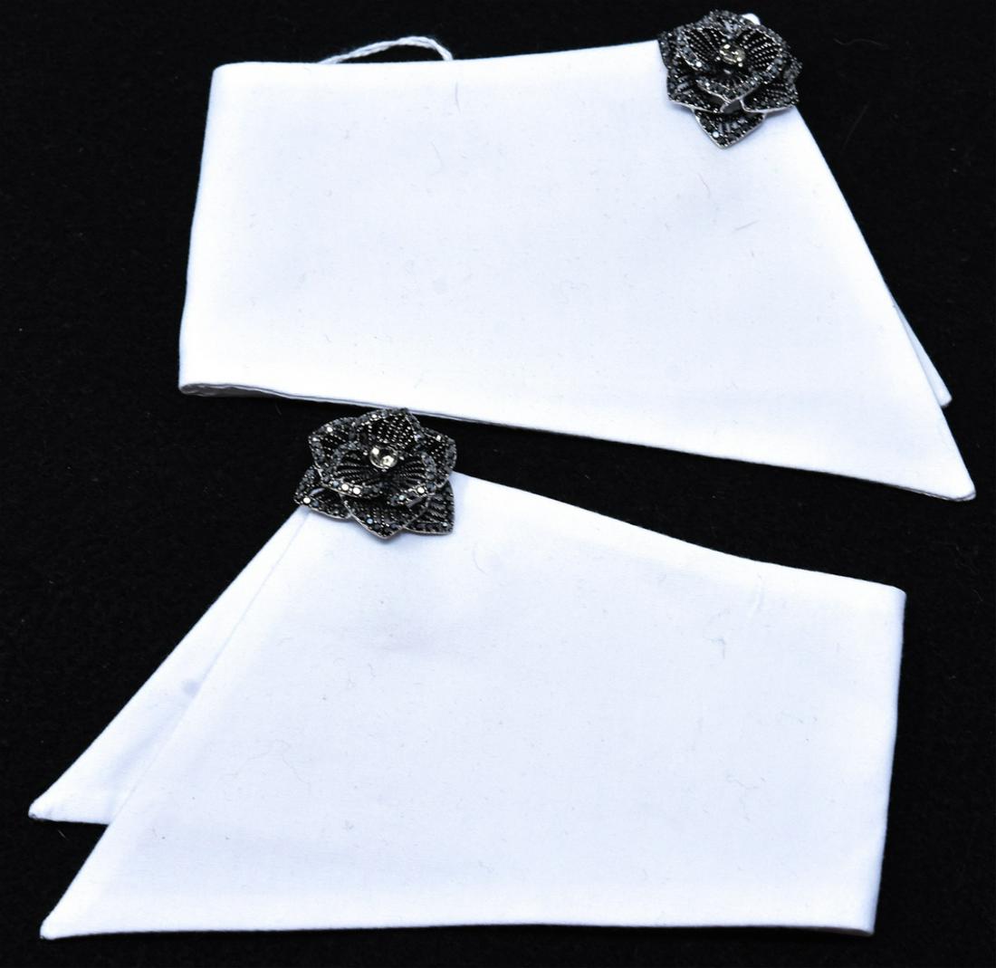 Pair of Catherine Osti Paris Shirt Cuff Bracelets: Pair of Catherine Osti Paris Shirt Cuff Bracelets