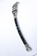 Art Deco Sterling Silver & Paste Bracelet - 4