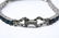 Art Deco Sterling Silver & Paste Bracelet - 6