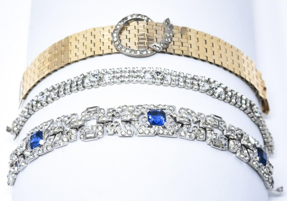 Lot of 3 Costume Vintage Bracelets incl Kramer (1 of 6)