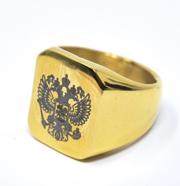 Russian Imperial Double Headed Eagle Signet Ring (1 of 4)