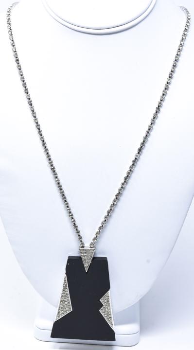 Vintage 1970s Trifari Art Deco Style Necklace (1 of 7)