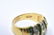 Estate 14kt Yellow Gold Emerald & Diamond Ring - 5