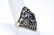 Vintage Sterling Silver Amethyst Floral Motif Ring - 3