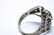 Vintage Sterling Silver Amethyst Floral Motif Ring - 6
