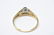 Estate 14kt Yellow Gold Sapphire & Diamond Ring - 4