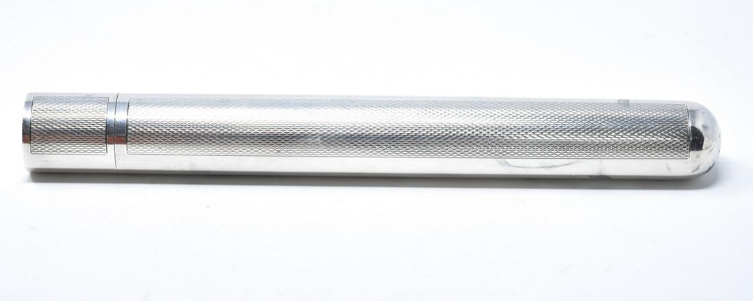 English Solid Sterling Silver Cigar Case (1 of 5)