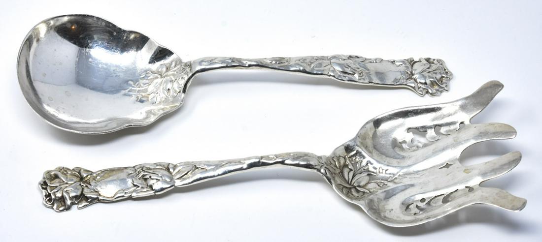 2 Art Nouveau Sterling Silver Serving Pieces (1 of 9)