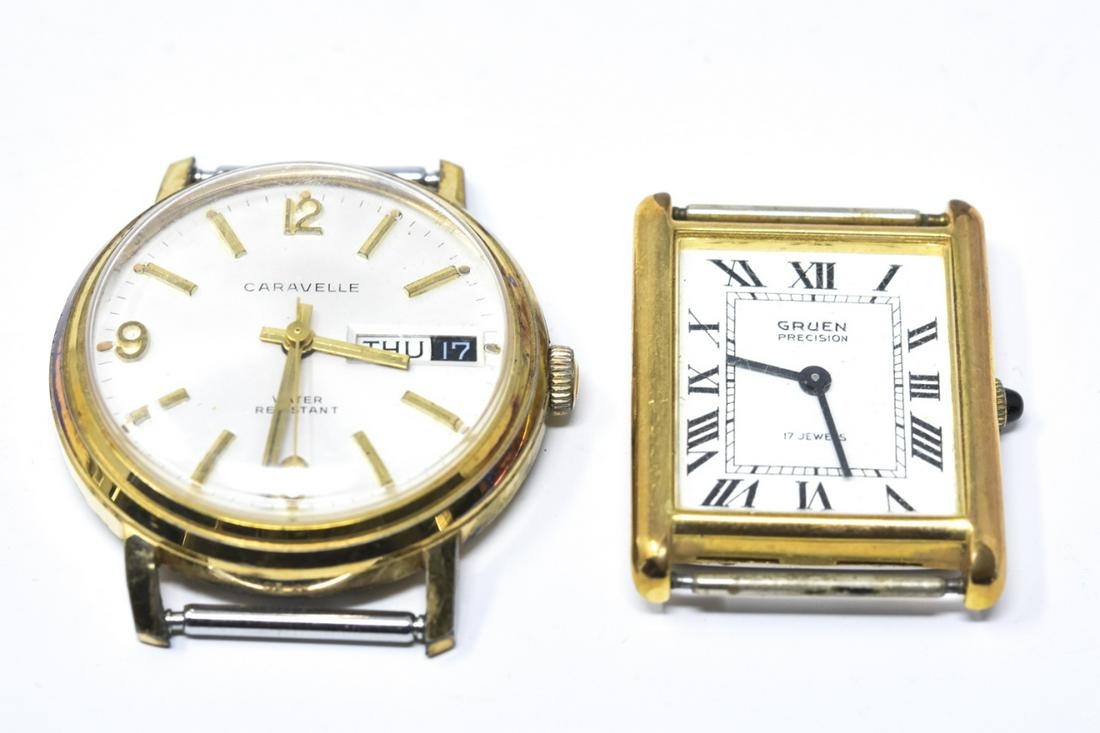 2 Vintage Gruen Precision & Caravelle Watch Faces (1 of 5)