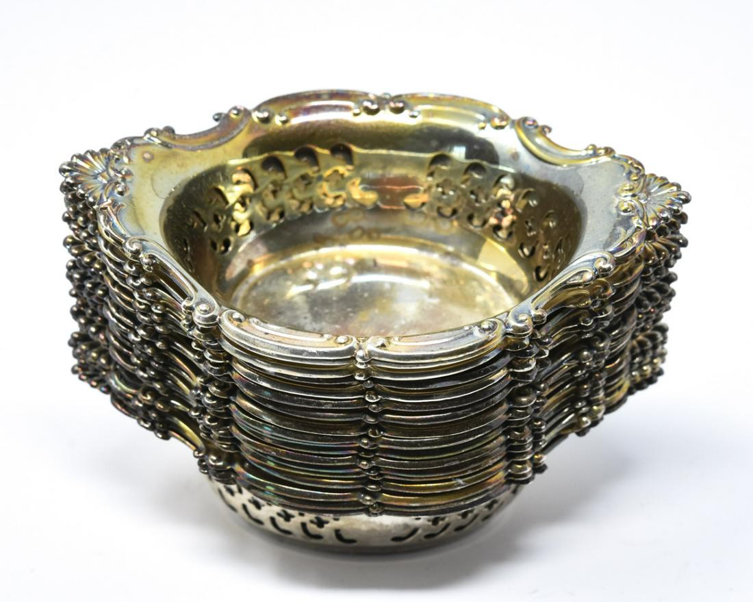 18 Sterling Silver Pierced Condiment Dishes (1 of 6)